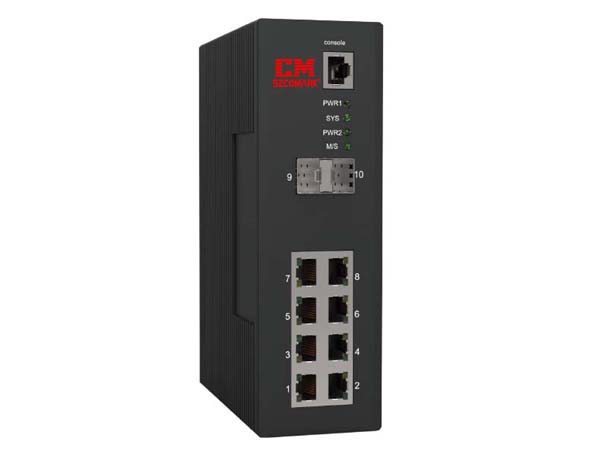 CKP5202/5204/5206/5208系列|10口全千兆导轨式网管型工业POE交换机 