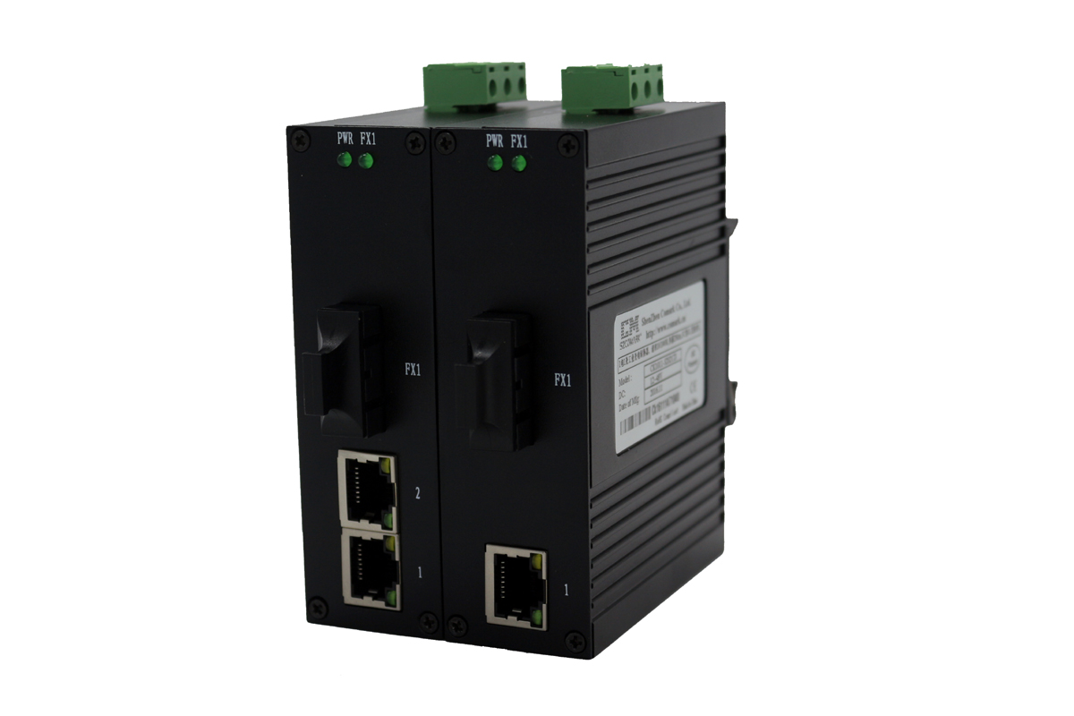 CK1011/CK1021 Serial|100M Compact Industrial Media Converter