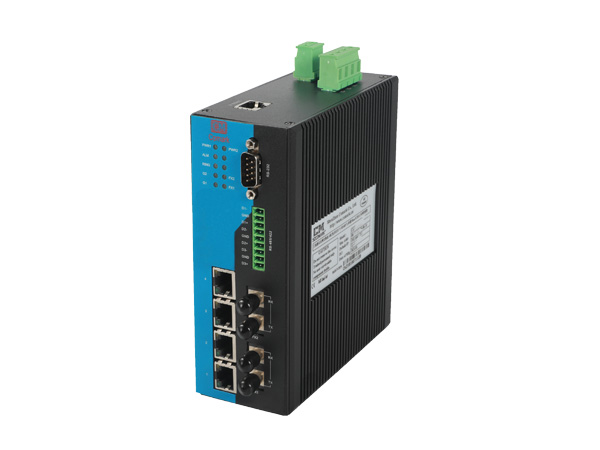 CK6042S/7042S|4电2光2千兆SFP+4串口MODBUS网管型工业以太网交换机